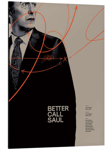 Tableau en aluminium Better call Saul