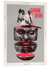 Tableau en verre acrylique Shaun of the dead
