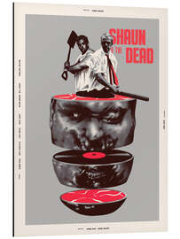 Cuadro de aluminio Shaun of the dead