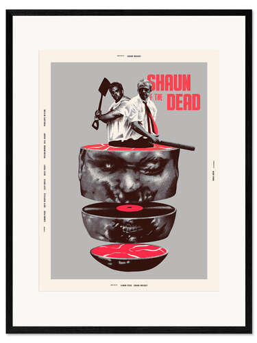 Innrammet kunsttrykk Shaun of the dead