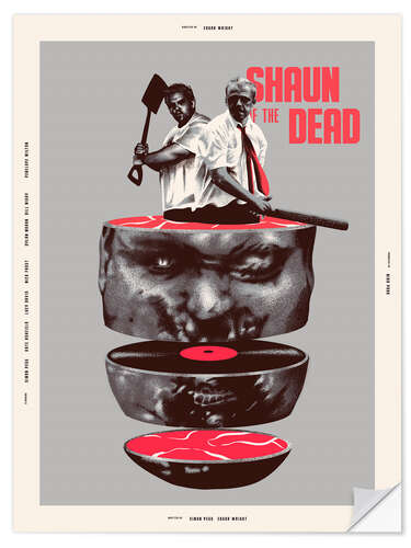 Naklejka na ścianę Shaun of the dead