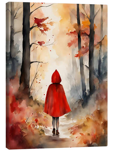 Canvastavla Little Red Riding Hood