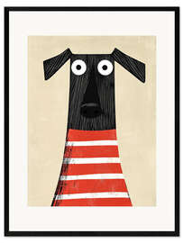 Framed art print Funny dog