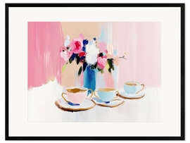 Gerahmter Kunstdruck Teeparty