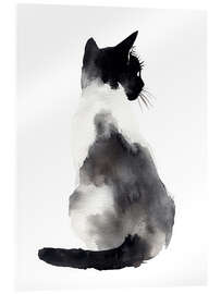 Akrylbillede Sitting Cat - DejaReve