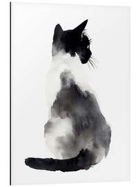 Magnettafel Sitzende Katze