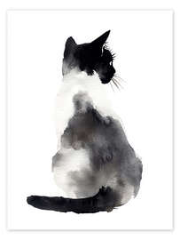 Poster Sitting Cat - DejaReve