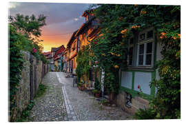 Cuadro de metacrilato Sunset in Quedlinburg, Germany - Dave Derbis