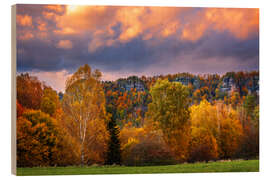 Obraz na drewnie Autumn in Bohemian Switzerland