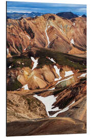 Alubild Der einsame Wanderer