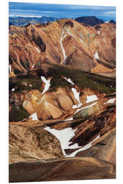 Hartschaumbild Der einsame Wanderer