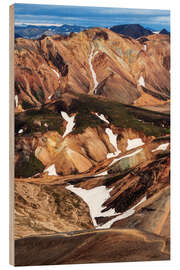 Holzbild Der einsame Wanderer - Dave Derbis
