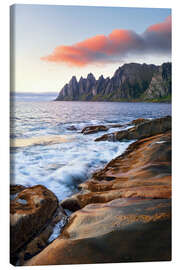 Obraz na płótnie Dragon's Teeth at Sunset, Norway - Dave Derbis