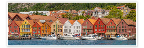 Poster Bergen, Norwegen