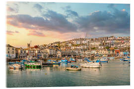 Akryylilasitaulu Port of Brixham, Devon, England - Olaf Protze
