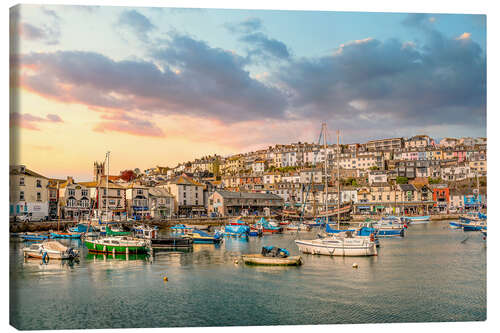Obraz na płótnie Port of Brixham, Devon, England