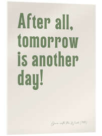 Obraz na szkle akrylowym After all, tomorrow is another day! - Ohkimiko