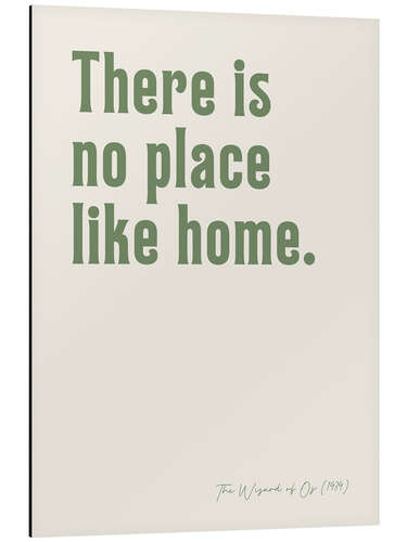 Cuadro de aluminio There is no place like home - The Wizard of Oz
