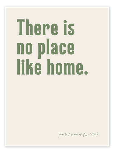 Poster There is no place like home - The Wizard of Oz