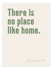 Wall print There is no place like home - The Wizard of Oz - Ohkimiko