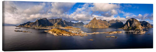 Lienzo Reinefjord and Hamnoy, Lofoten, Norway