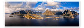 Tableau Reinefjord and Hamnoy, Lofoten, Norway - Achim Thomae