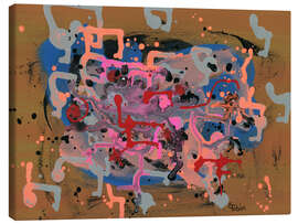Canvas print Drips of lamentation - Gabriel Tobón Moreno