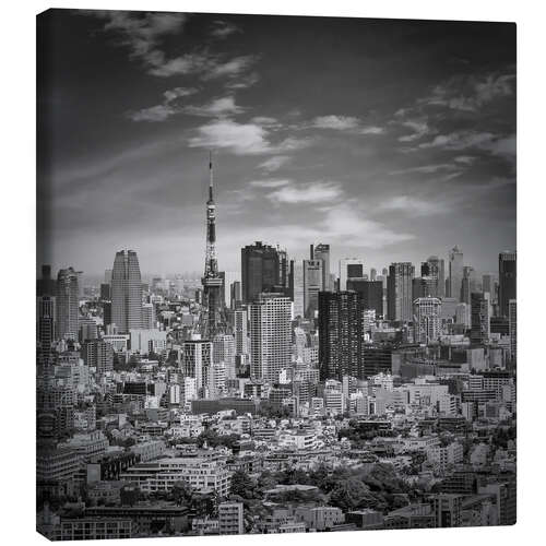 Leinwandbild Tokio Skyline