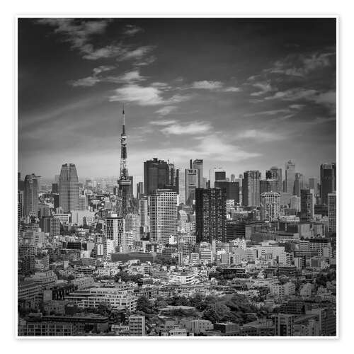 Poster Tokyo skyline