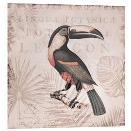 Obraz na szkle akrylowym Toucans Tropical Hideaway - Andrea Haase