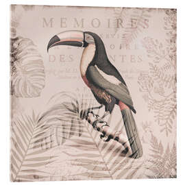 Stampa su vetro acrilico Toucans Tropical Paradise