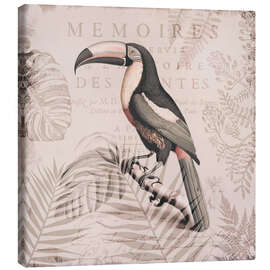 Lienzo Toucans Tropical Paradise