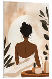 Galleriataulu Boho woman in the bathroom