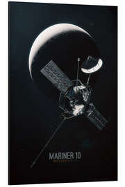 Tableau en aluminium Mariner 10 - Mercury 1974