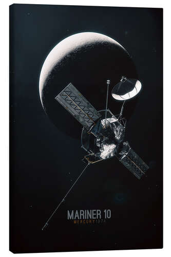 Quadro em tela Mariner 10 - Mercury 1974