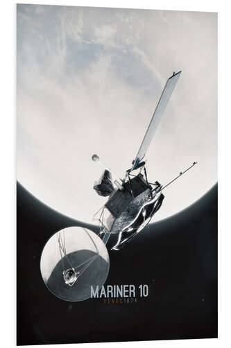 Bilde på skumplate Mariner 10 - Venus 1974