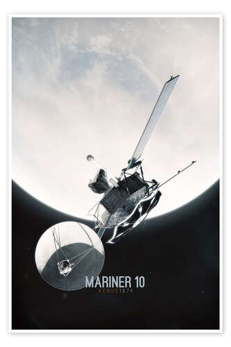 Poster Mariner 10 - Venus 1974