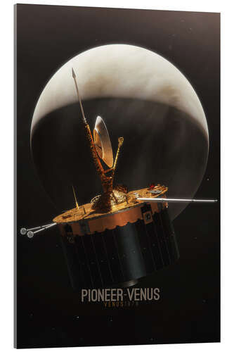 Akrylglastavla Venus Pioneer - Venus 1978