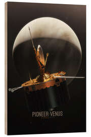 Tableau en bois Venus Pioneer - Venus 1978 - Tobias Roetsch
