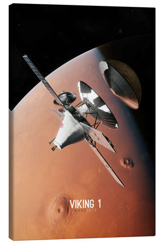 Canvas print Viking 1 - Mars 1976