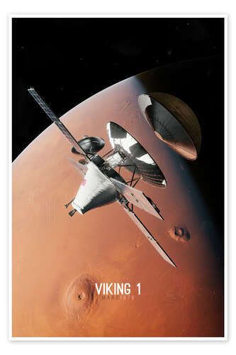 Poster Viking 1 - Mars 1976