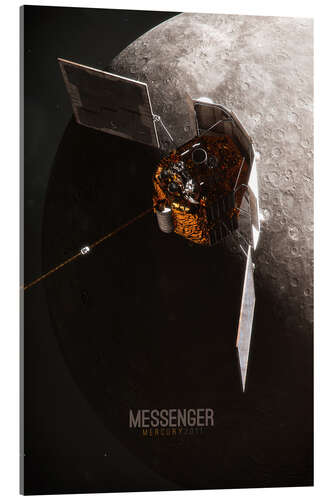 Acrylglasbild Messenger - Merkur 2011