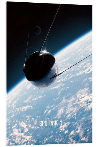 Cuadro de metacrilato Sputnik - Earth 1957