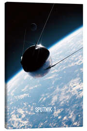 Obraz na płótnie Sputnik - Earth 1957 - Tobias Roetsch
