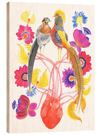 Holzbild Love spell - Tetiana Savchenko