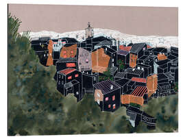 Tableau en aluminium Panoramic View of Alhambra in Granada, Spain - Anastasia Mamoshina