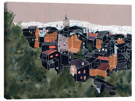 Lienzo Panoramic View of Alhambra in Granada, Spain - Anastasia Mamoshina