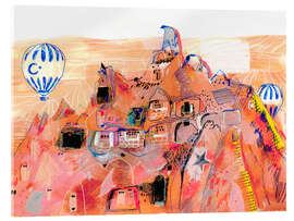 Obraz na szkle akrylowym Hot Air Ballon Flight in Cappadocia, Turkey - Anastasia Mamoshina