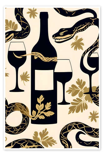 Poster Snakes & Wines