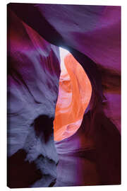 Stampa su tela View into the canyon - Buellom